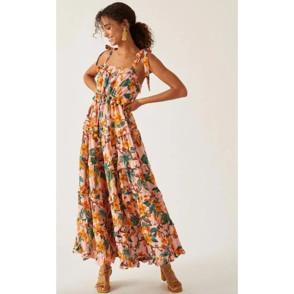 Farm rio square neck maxi XL